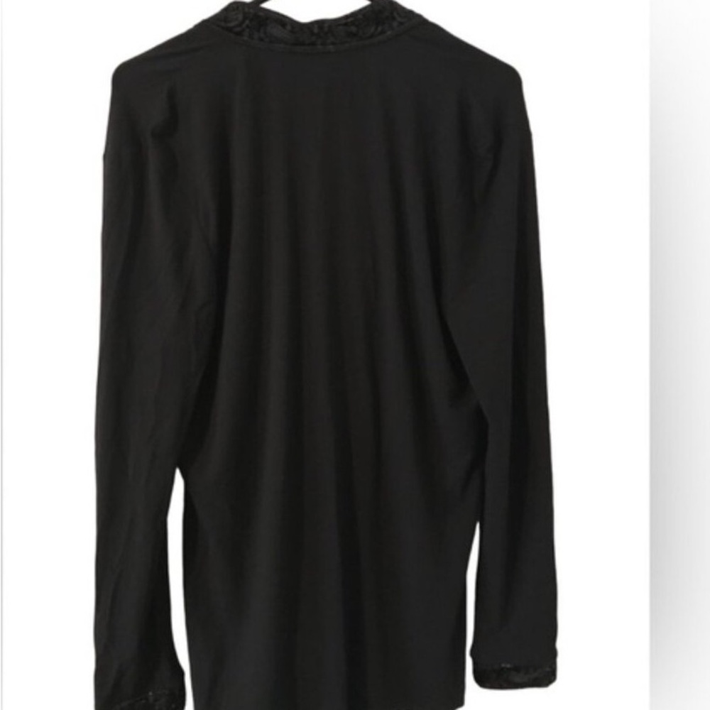 Men's Black Long Sleeve Shirt